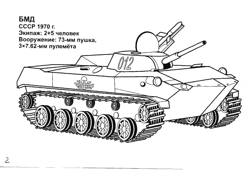 раскраски на которых изображены БМП и БТР для мальчиков