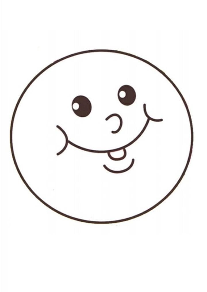 Раскраска колобок для детей распечатать в хорошем качестве 