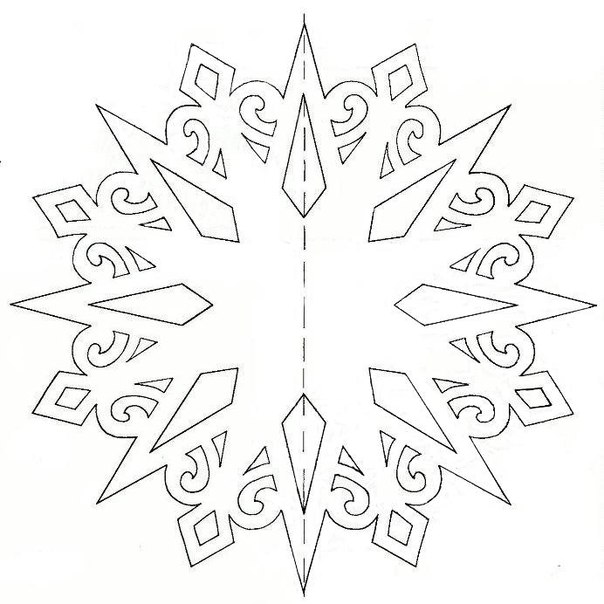 Скачать новогодние снежинки. Как вырезать из бумаги снежинку. 