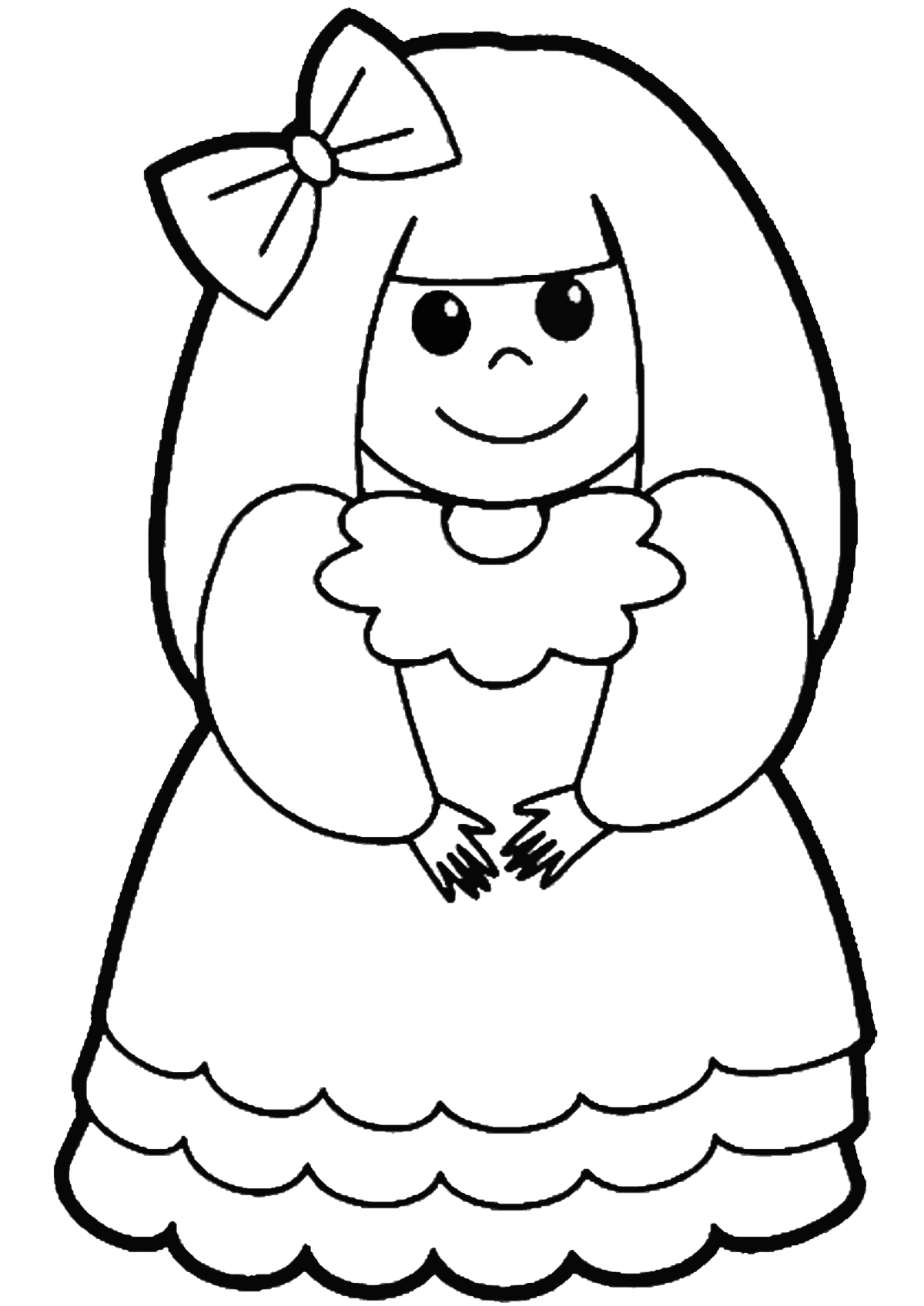 Раскраски для маленьких с жирным контуром