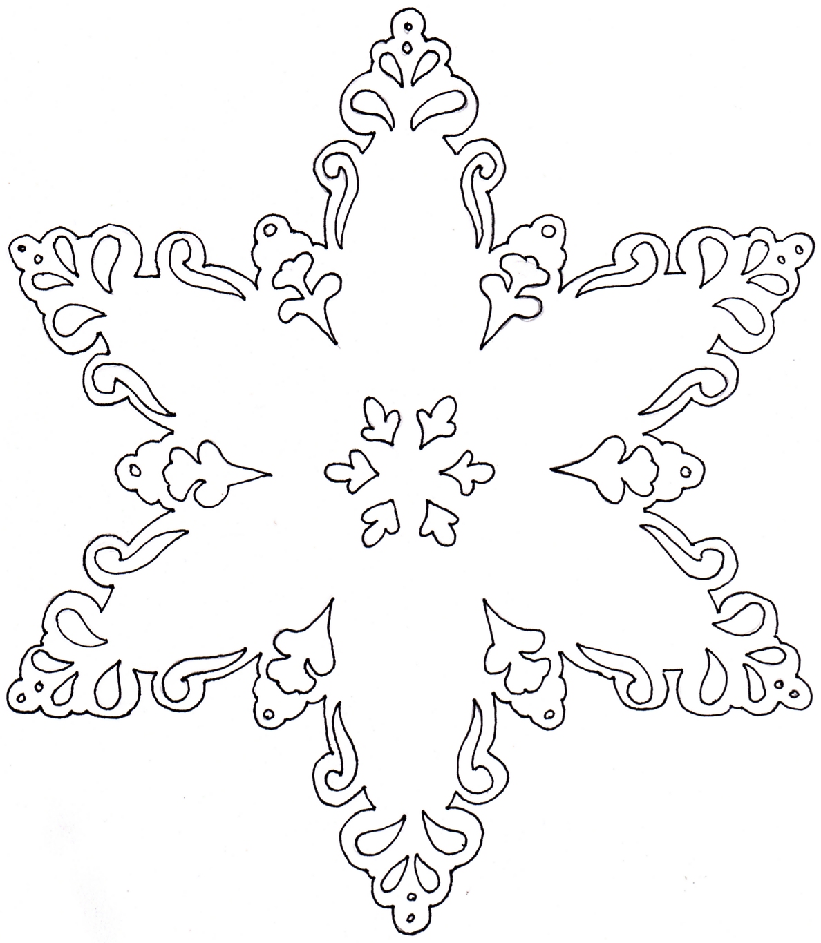 Скачать новогодние снежинки. Как вырезать из бумаги снежинку. 