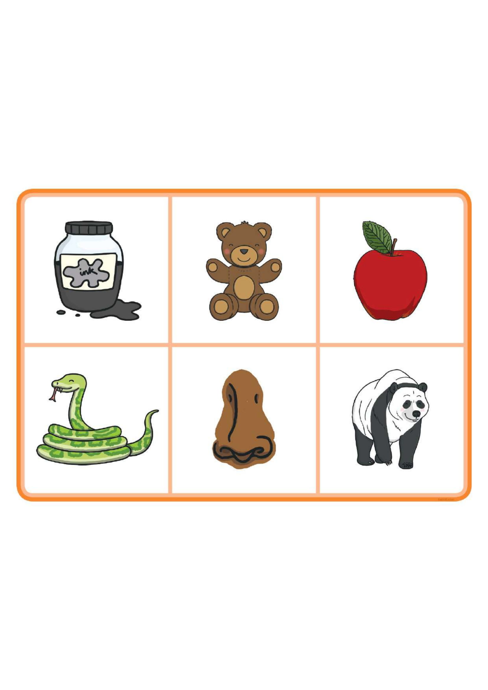 Лото для изучения английского алфавита