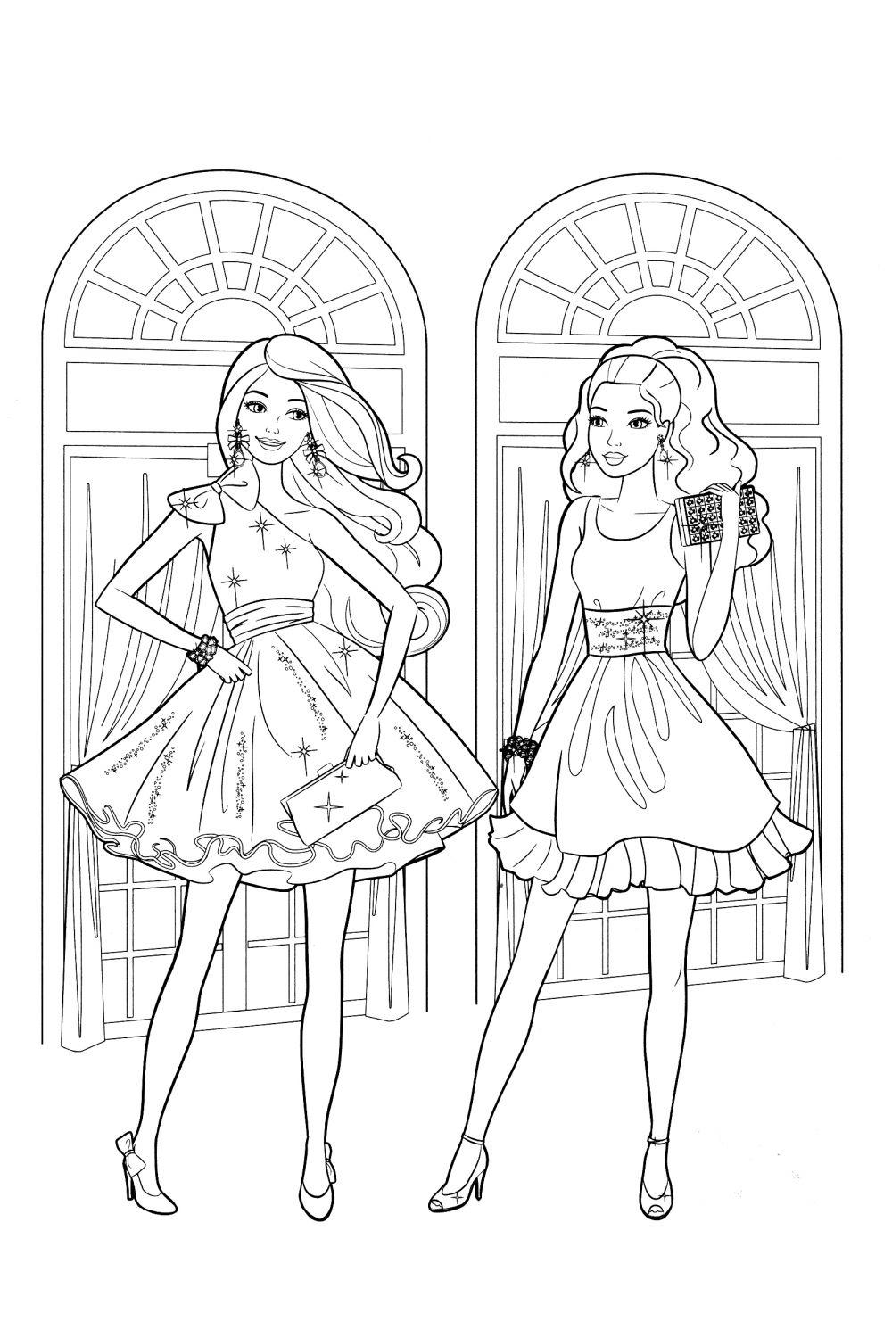 Барби и ее подруга на балу