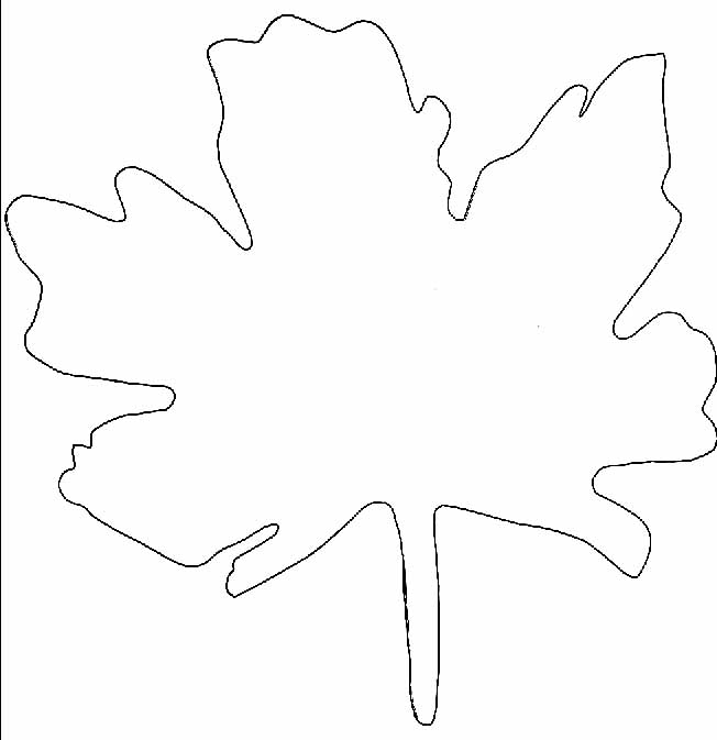 Шаблоны и трафареты листьев для поделок на осеннюю тему