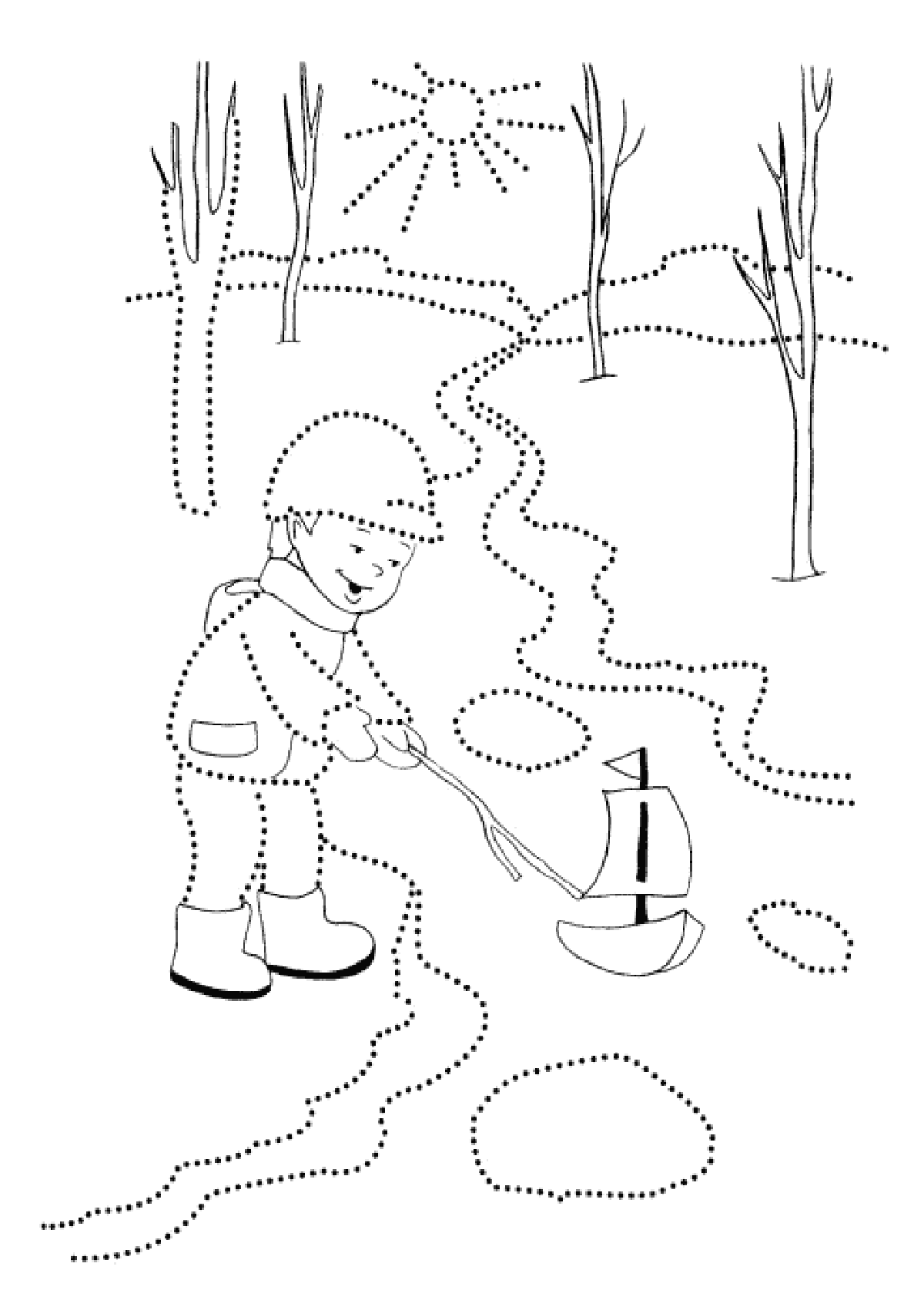 Обведи по точкам