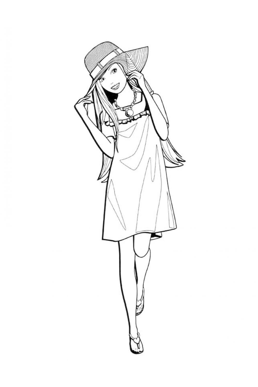 Девушка в шляпе