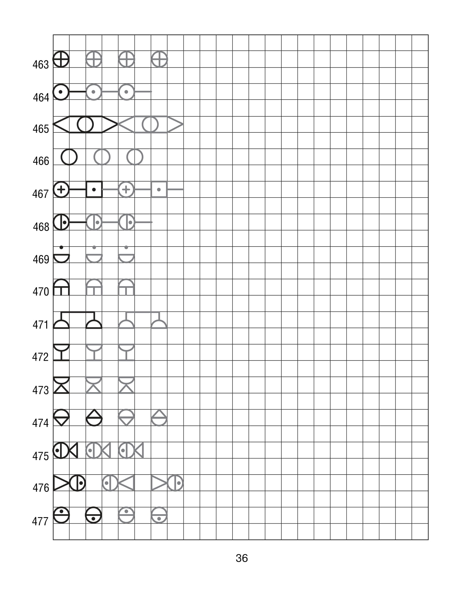 Продолжи узор по клеточкам. Нарисуй по образцу