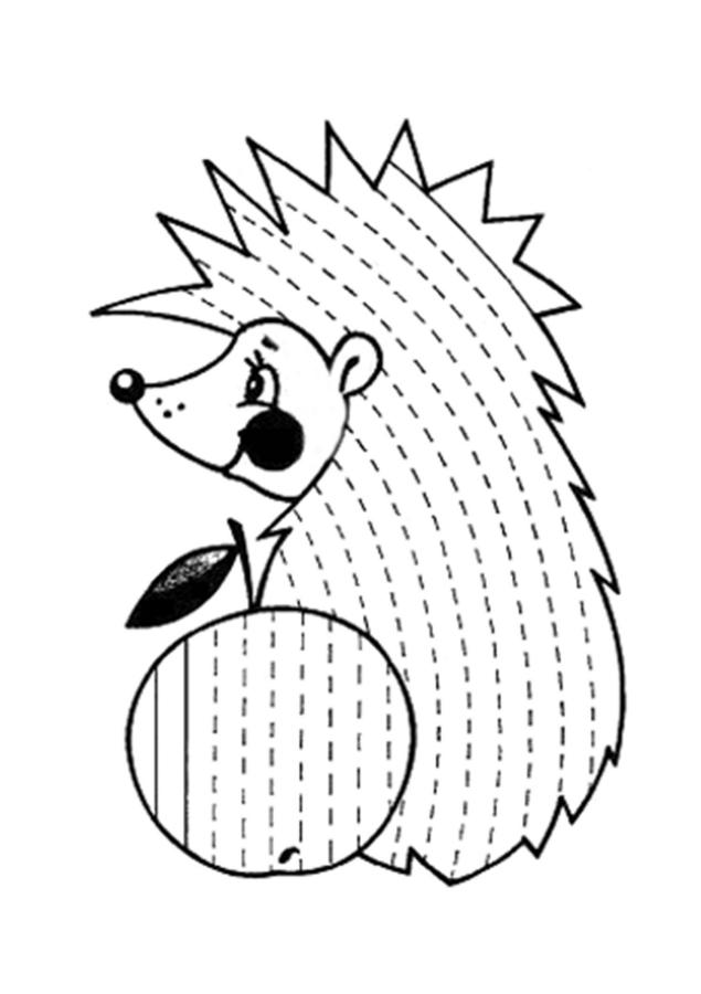 Штриховки для подготовки руки к письму. Нарисуй линии по образцу.