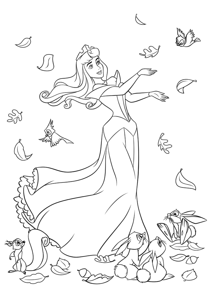 Осенние раскраски. Времена года