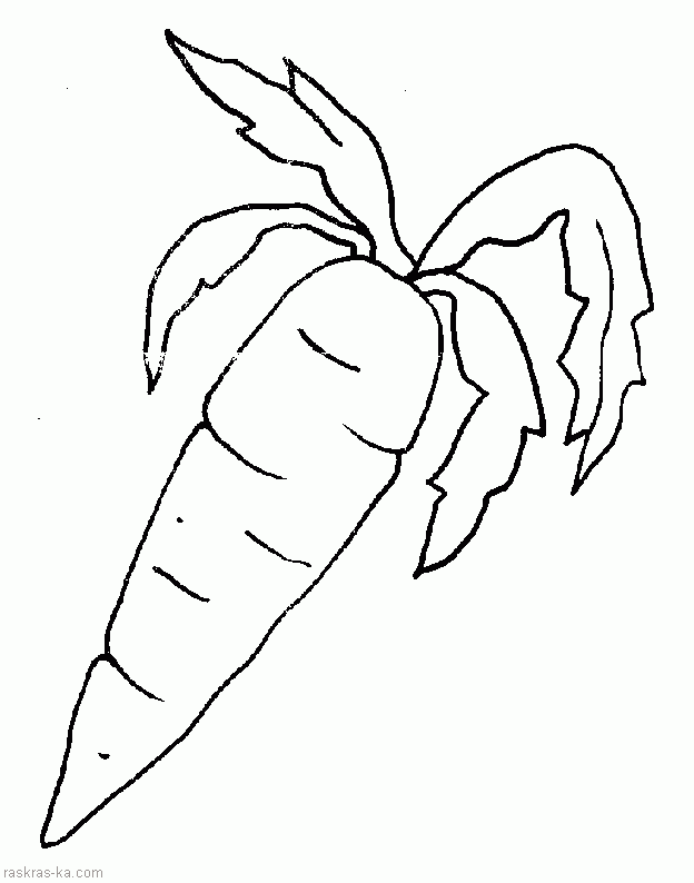 Раскраски с овощами для детей скачать бесплатно