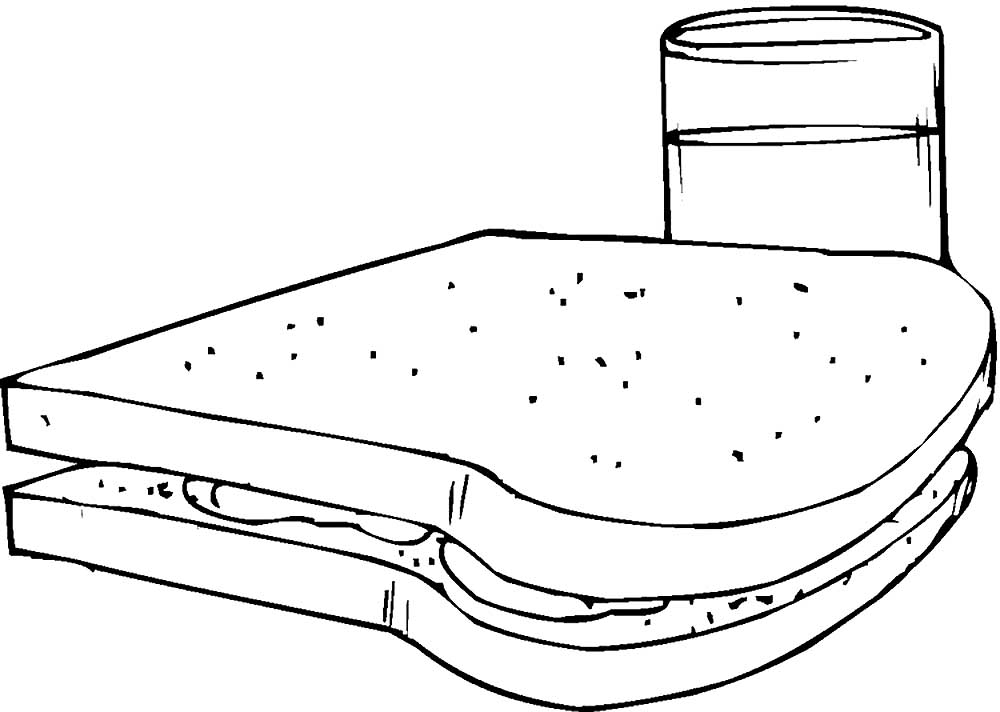 еда для перекуса. Быстро готовящаяся еда. Бутерброд