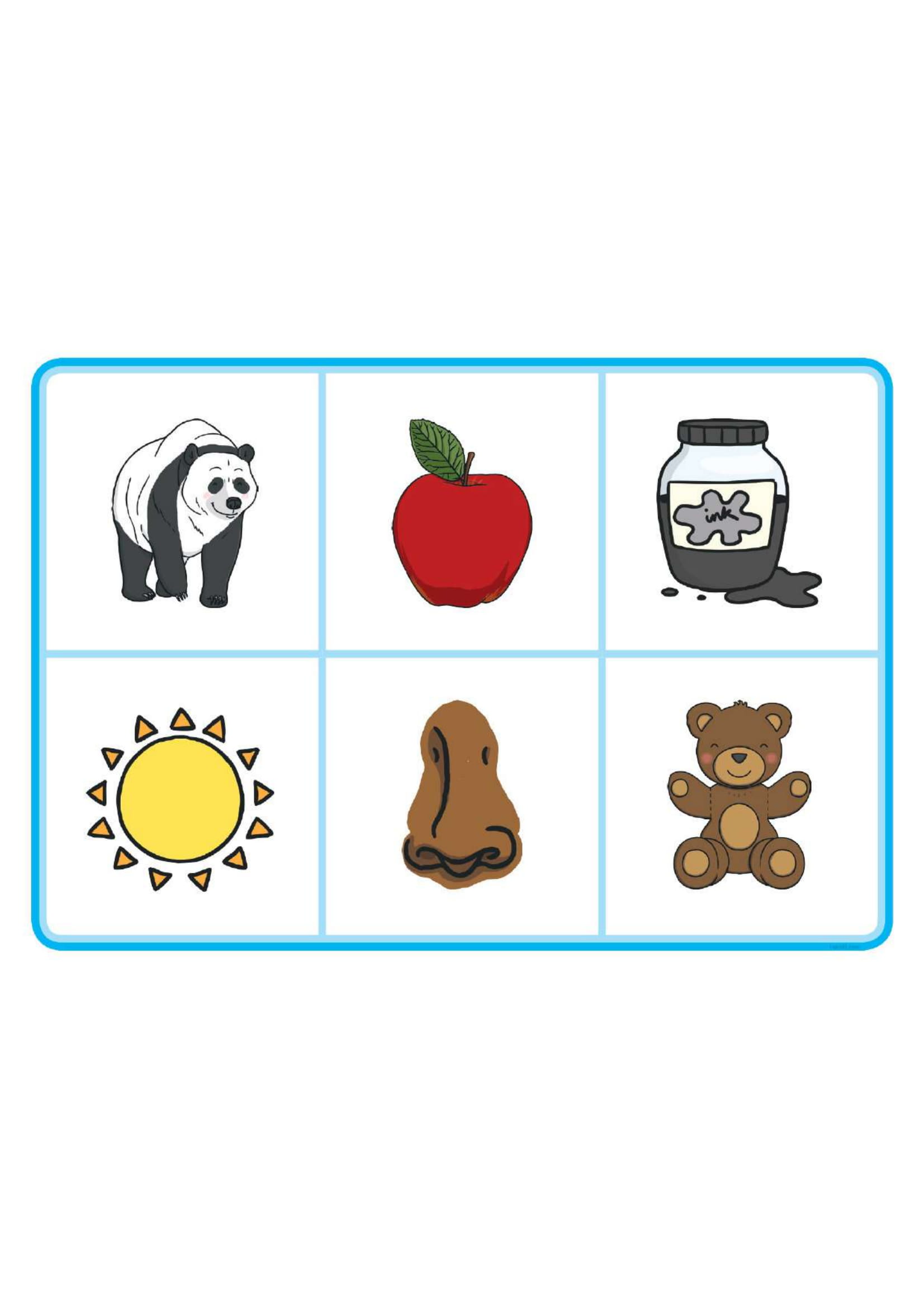 Лото для изучения английского алфавита