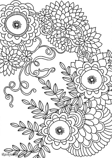 Раскраски антистресс для девочек