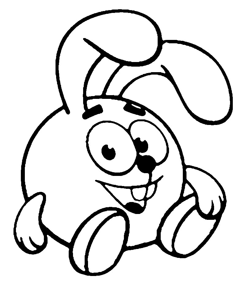 Качественные раскраски всех героев из мультфильма про смешариков