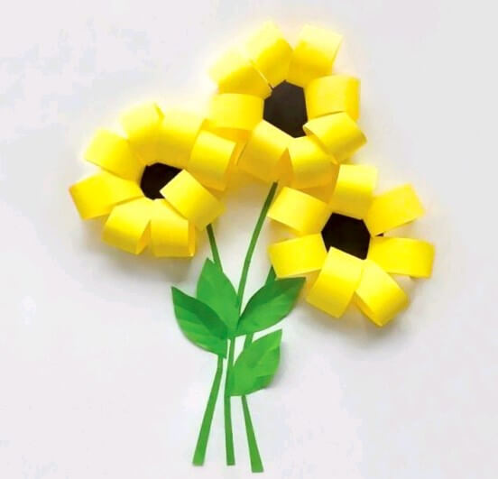 Аппликации из бумаги по весенней тематике с цветами