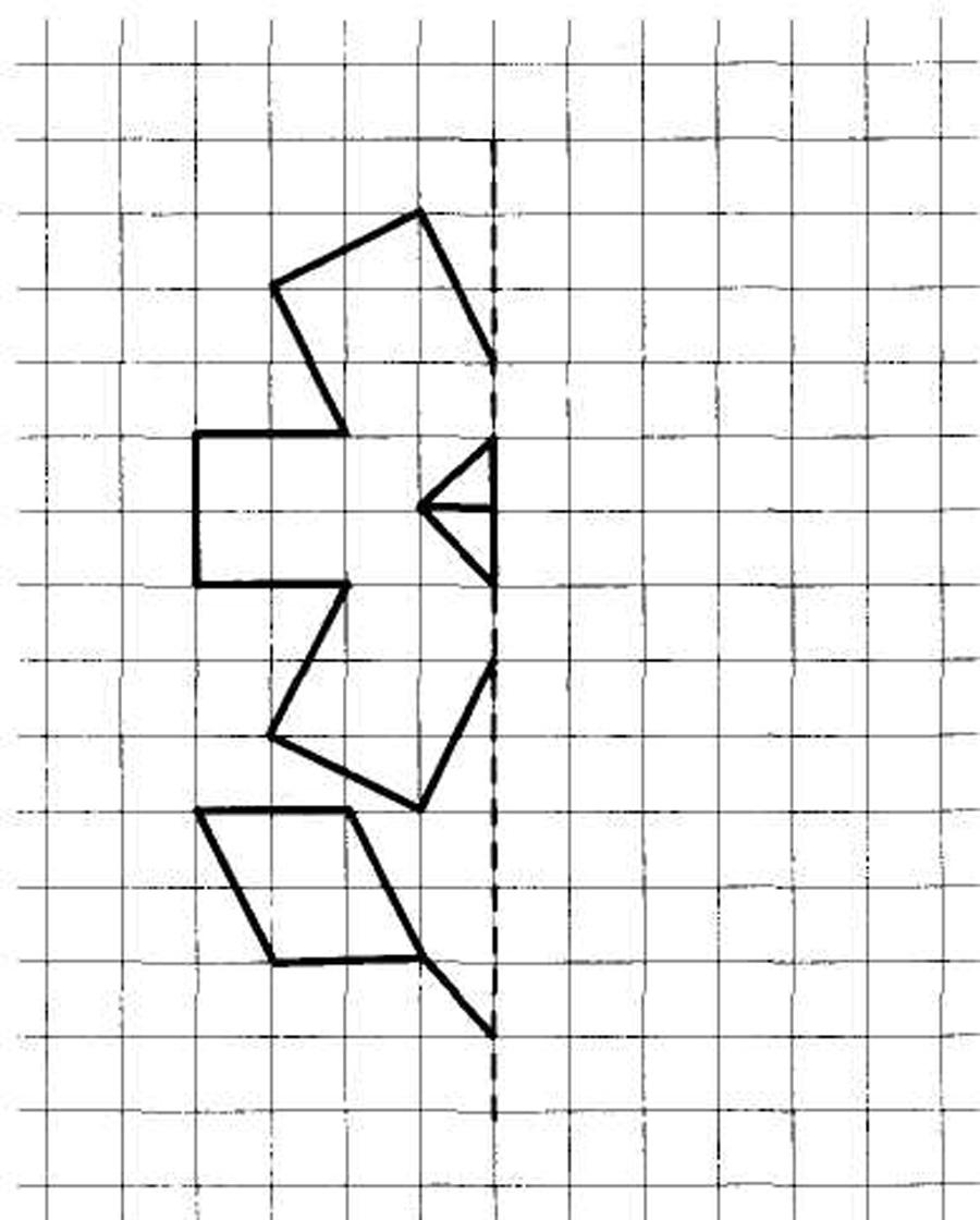 Дорисуй по клеткам. Продолжи узор. Нарисуй половинку. Рисование по клеточкам