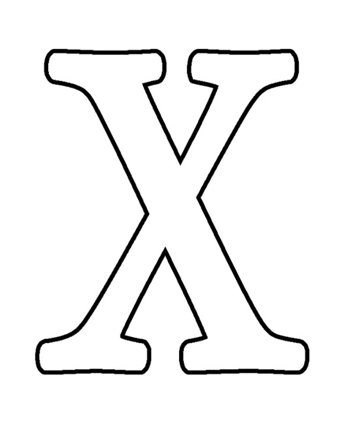 Шаблоны и трафареты букв для вырезания скачать и распечатать бесплатно онлайн