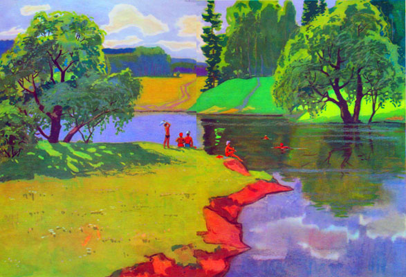 дети рисуют как я провел лето. Детские рисунки про лето