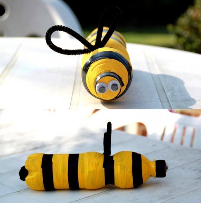 Как сделать пчелу. поделка пчела 