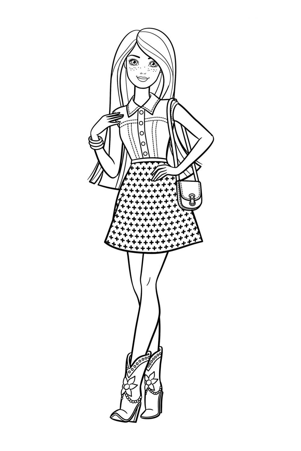 Подружка барби с веснушками