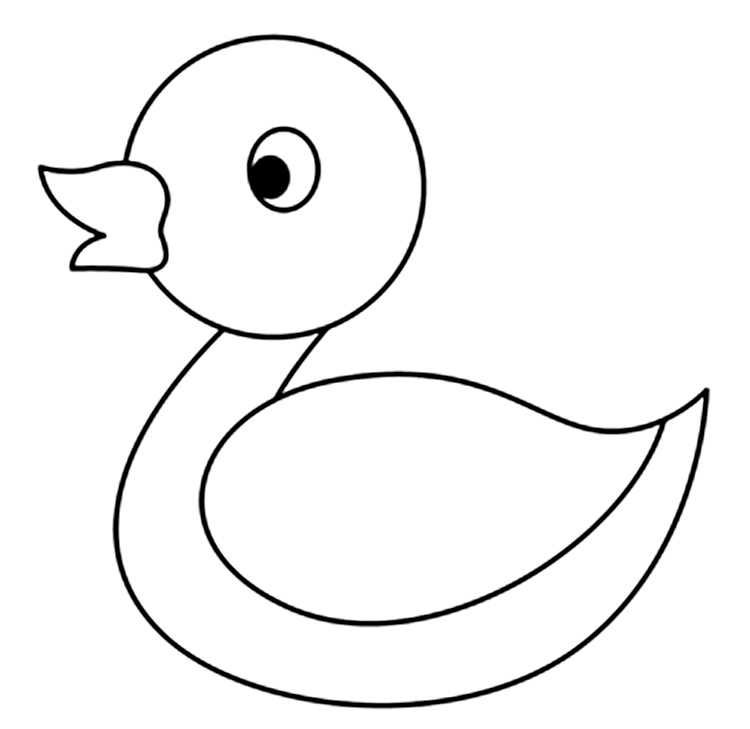 Раскраски для маленьких с жирным контуром