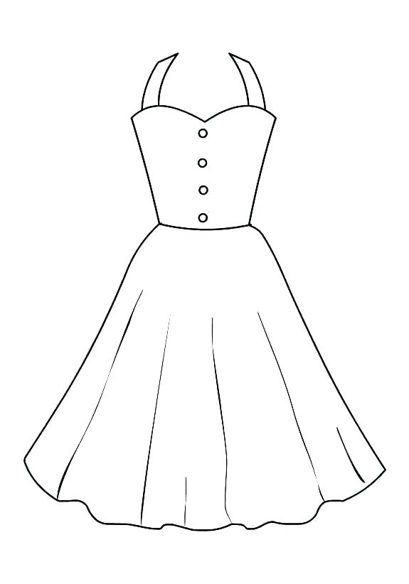Раскраски платьев для раскрашивания и вырезания скачать бесплатно.