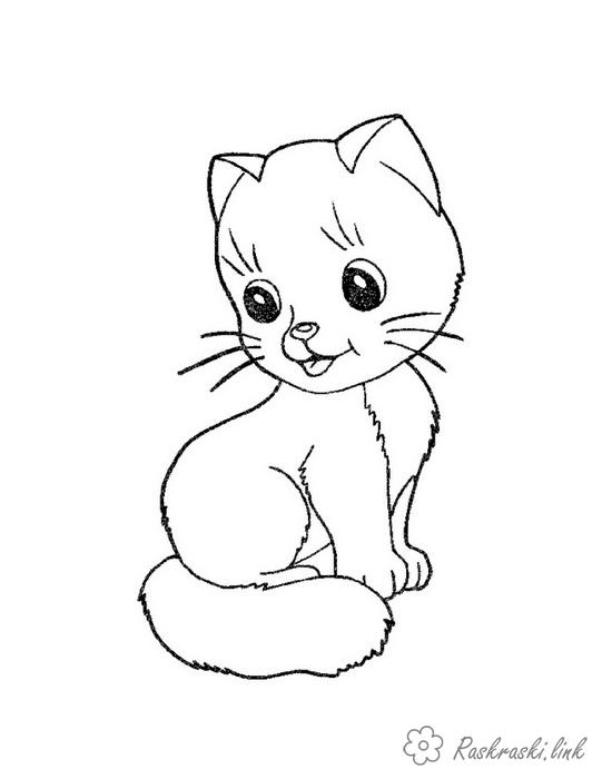 Коты. Раскраски с грациозными домашними животными 