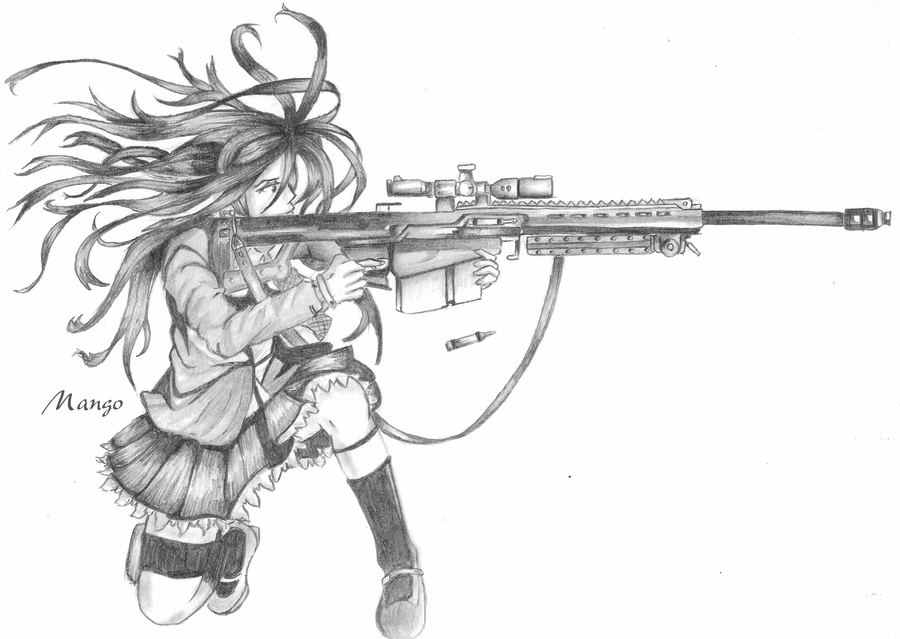 Раскраски со снайперами