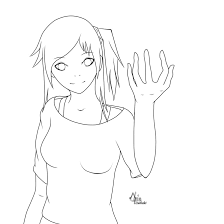 Контуры или шаблоны девочки для вырезания скачать и распечатать бесплатно онлайн