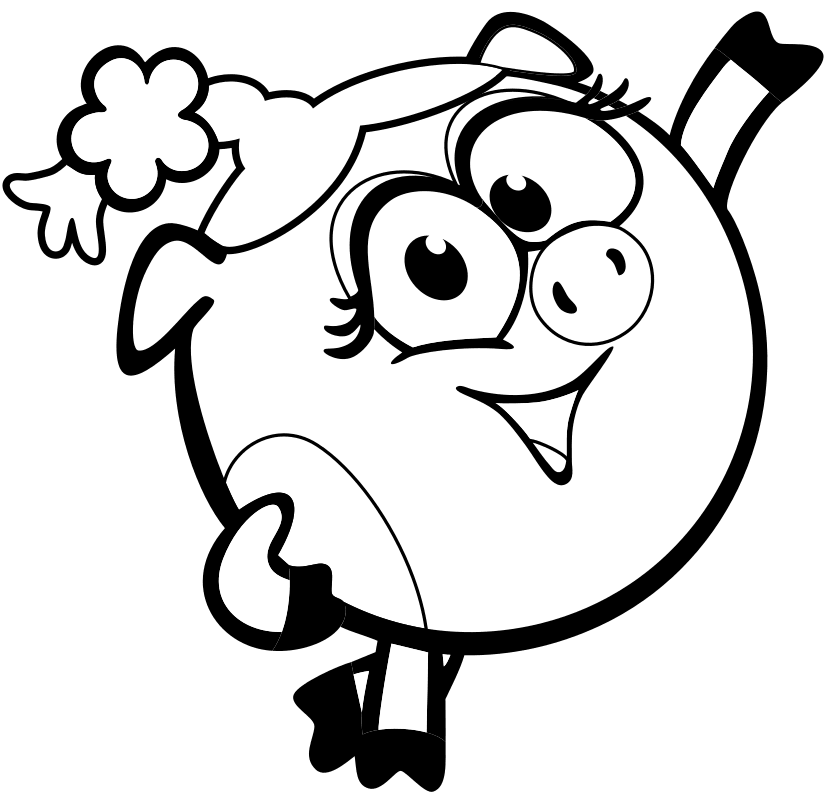 Качественные раскраски всех героев из мультфильма про смешариков