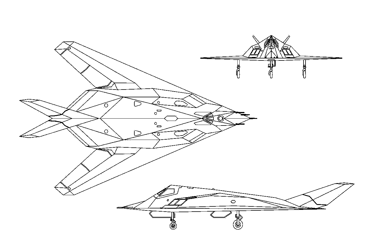 Самолеты невидимки. Стелс самолеты американские