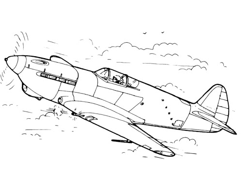 Истребитель времен второй мировой войны