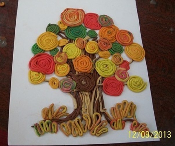 Поделки из пластилина на тему природа животные насекомые