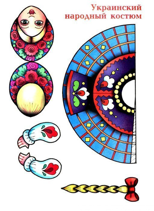 Готовые наборы для поделок кукол в национальных костюмах