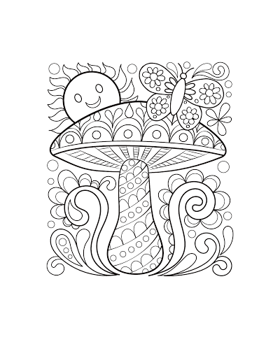 Раскраски антистресс для девочек