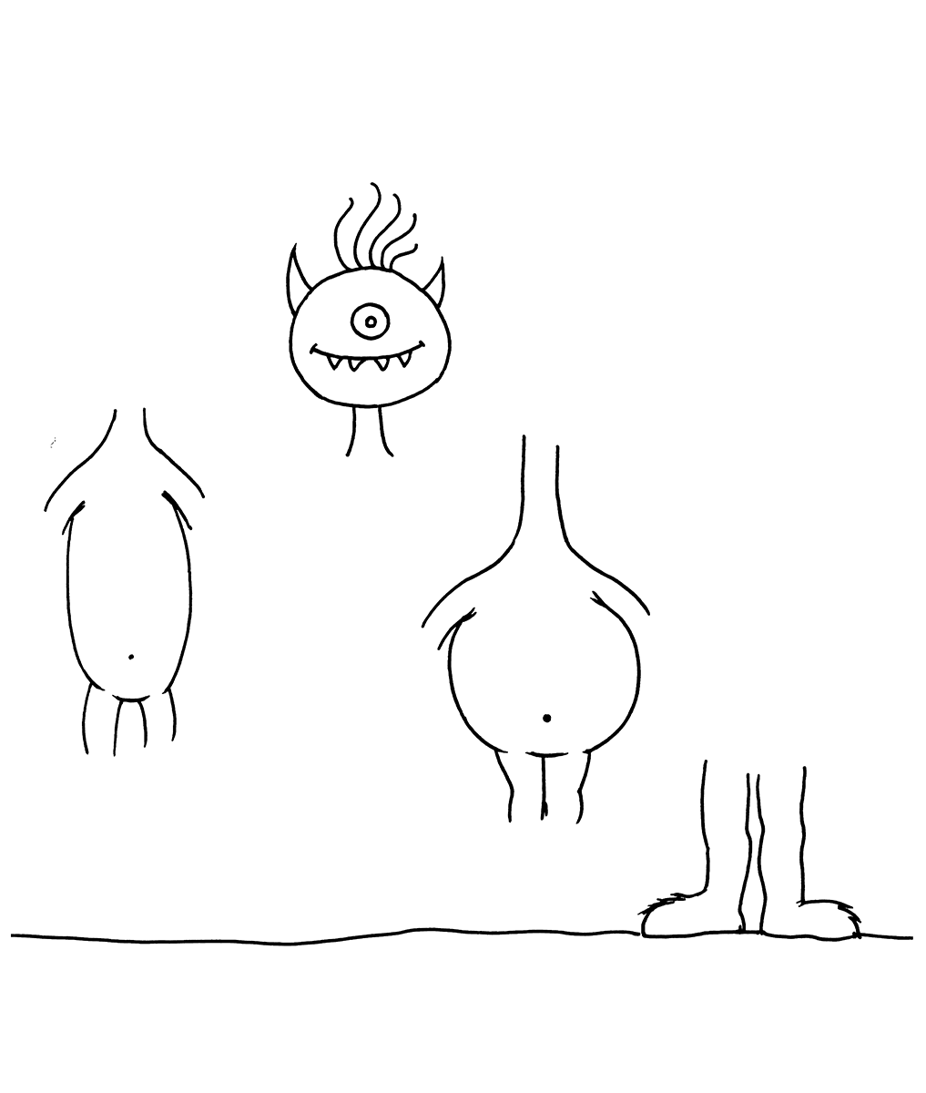 Раскраски с заданиями на воображение