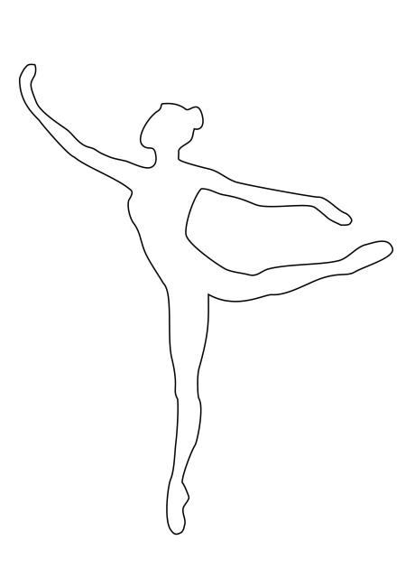 Контуры и шаблоны балерин для вырезания скачать бесплатно онлайн