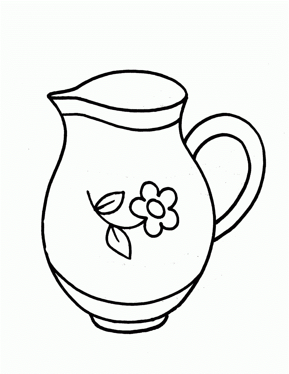 Раскраски с изображениями посуды для девочек