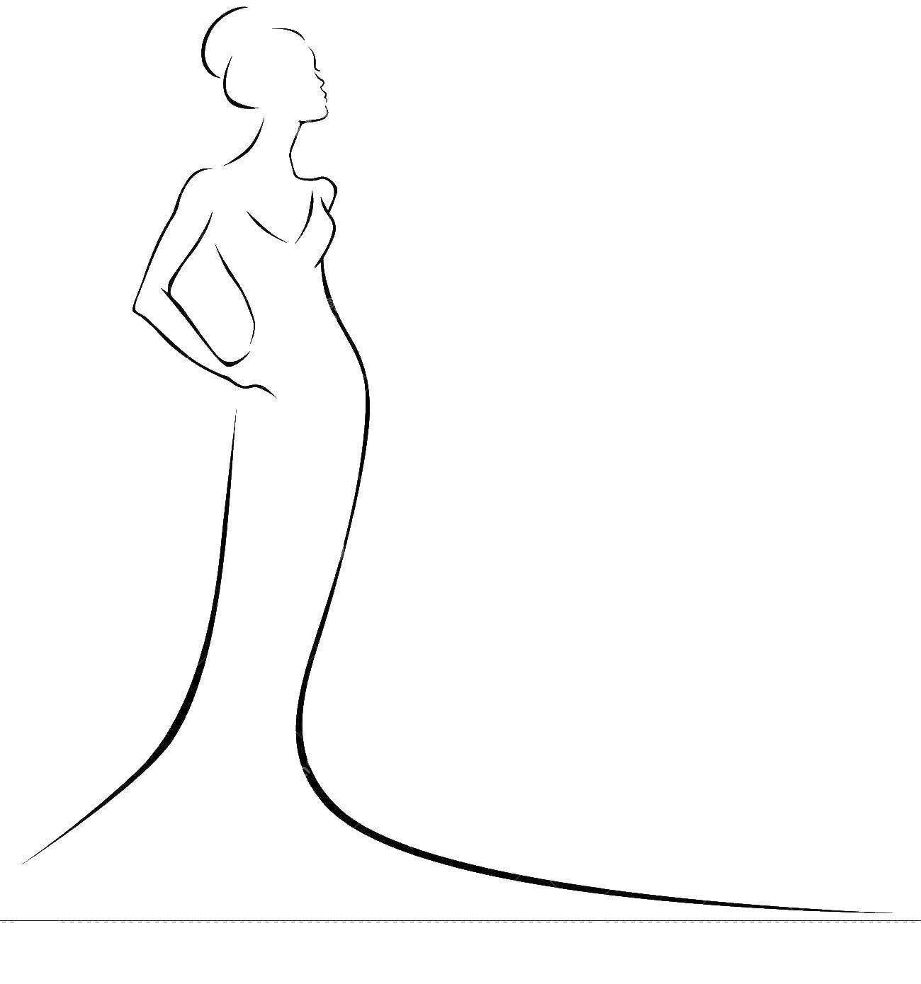 Контуры или шаблоны девочки для вырезания скачать и распечатать бесплатно онлайн