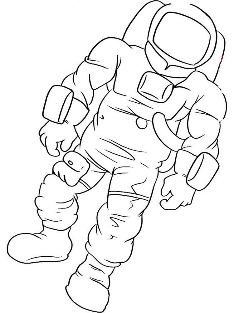 Раскраски с космонавтами