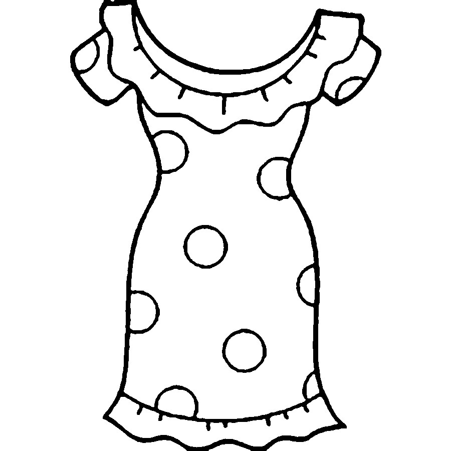 Платье трафареты для детей