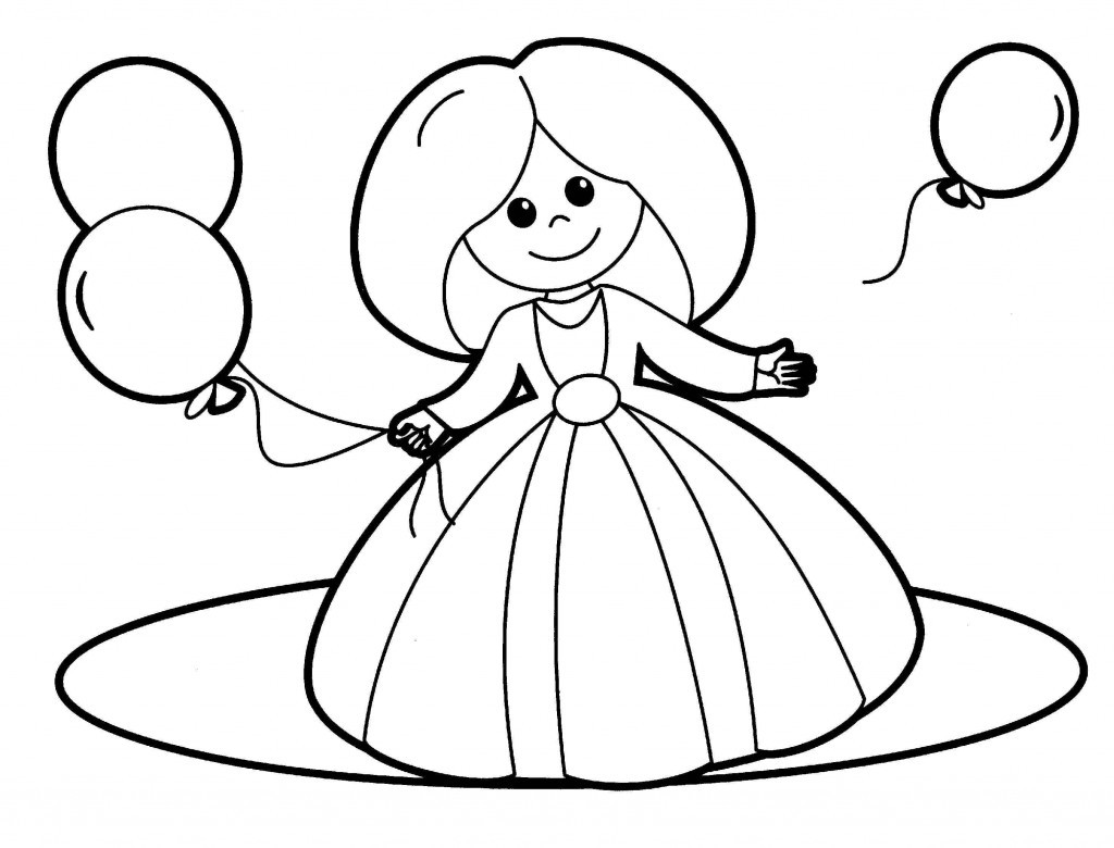 Раскраски с куклами для девочек