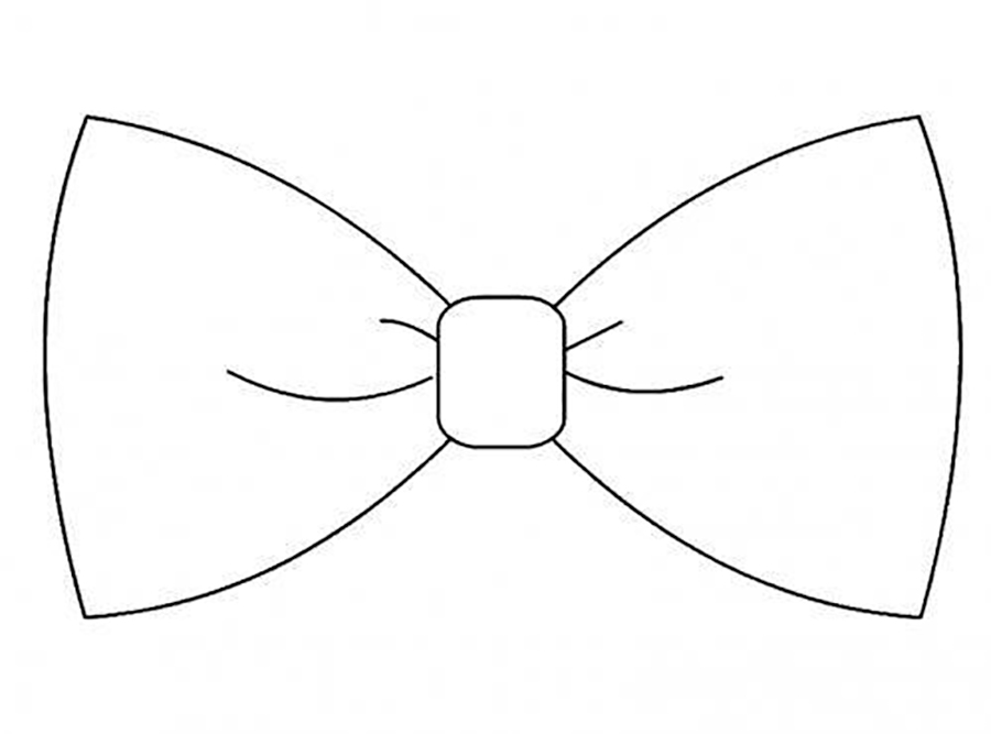 Раскраски с бантом