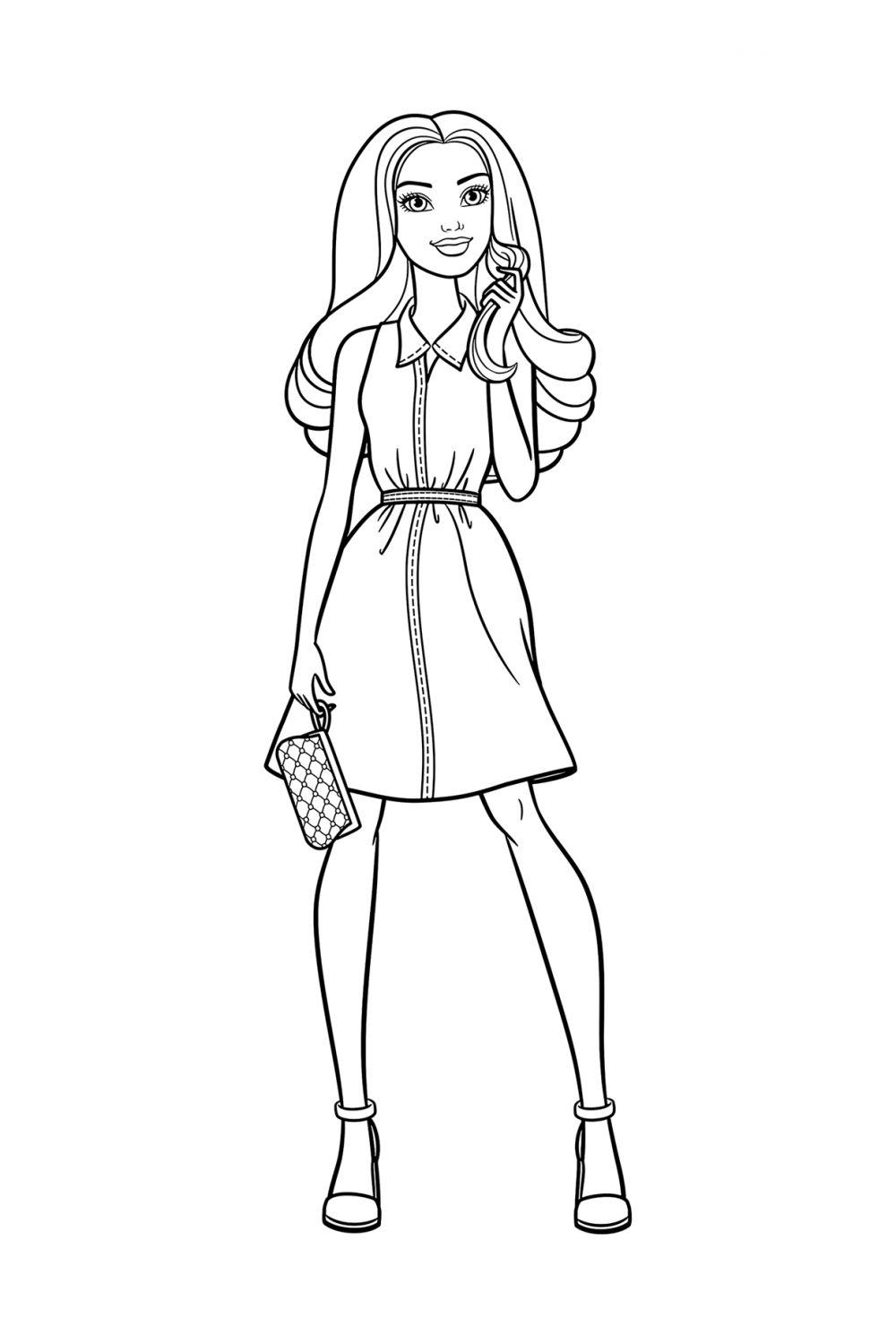 Модная красивая барби