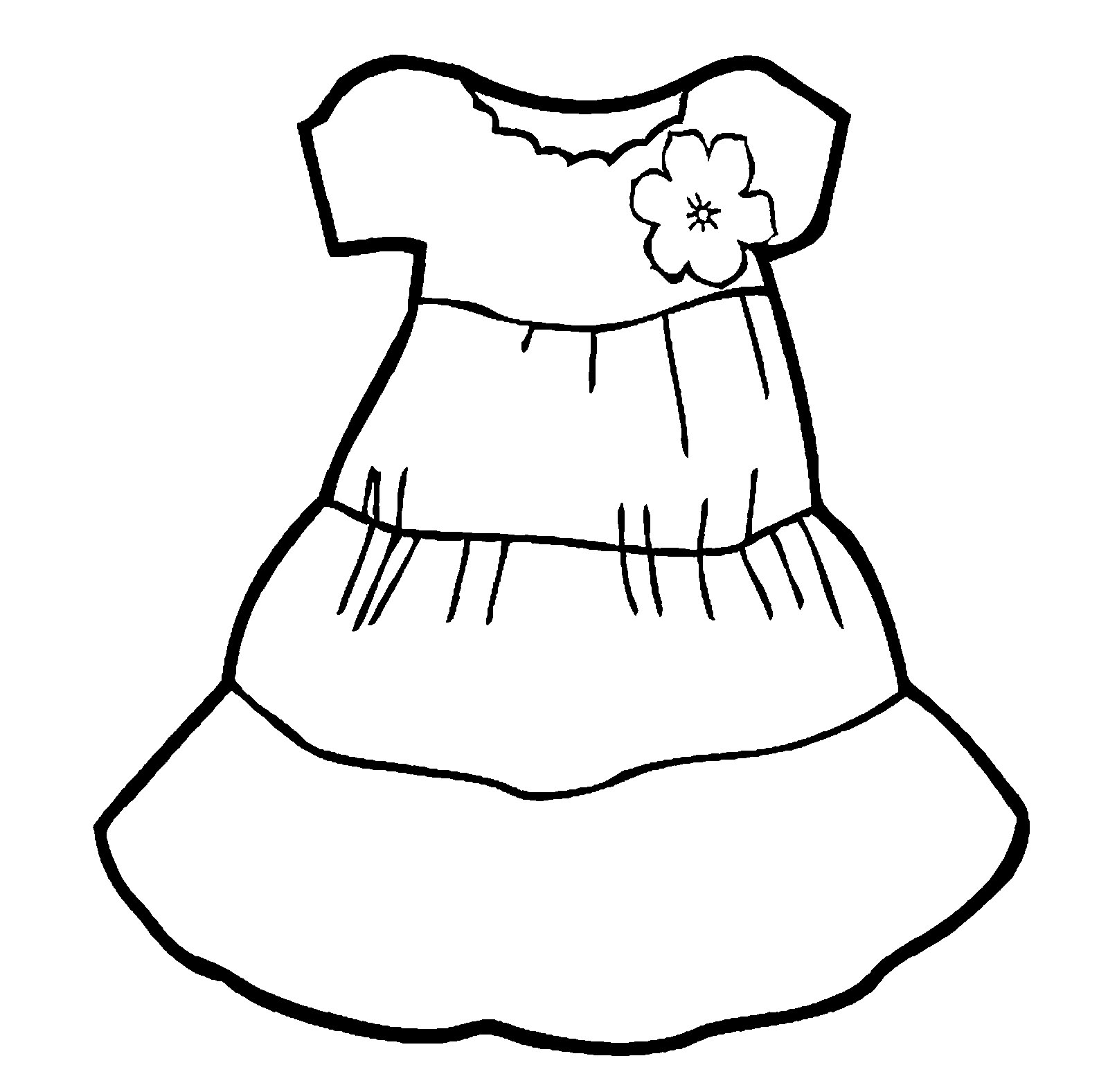 Раскраски платьев для раскрашивания и вырезания скачать бесплатно.