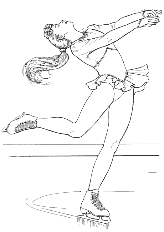 Катание не льду фигуристов. Фигурное катание в коньках