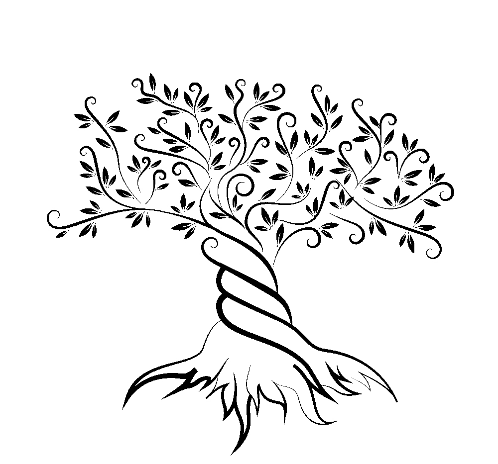 Контуры шаблоны деревьев для вырезания скачать бесплатно онлайн и распечатать