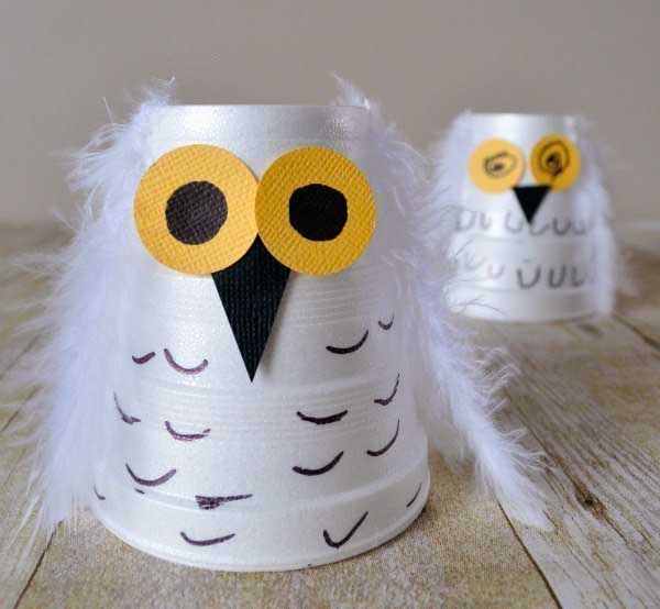 Поделки из пластиковых стаканчиков