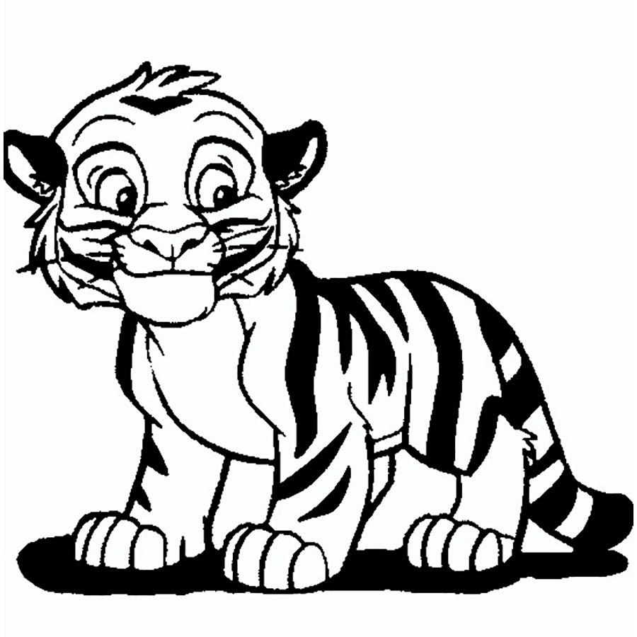 Раскраски с тиграми