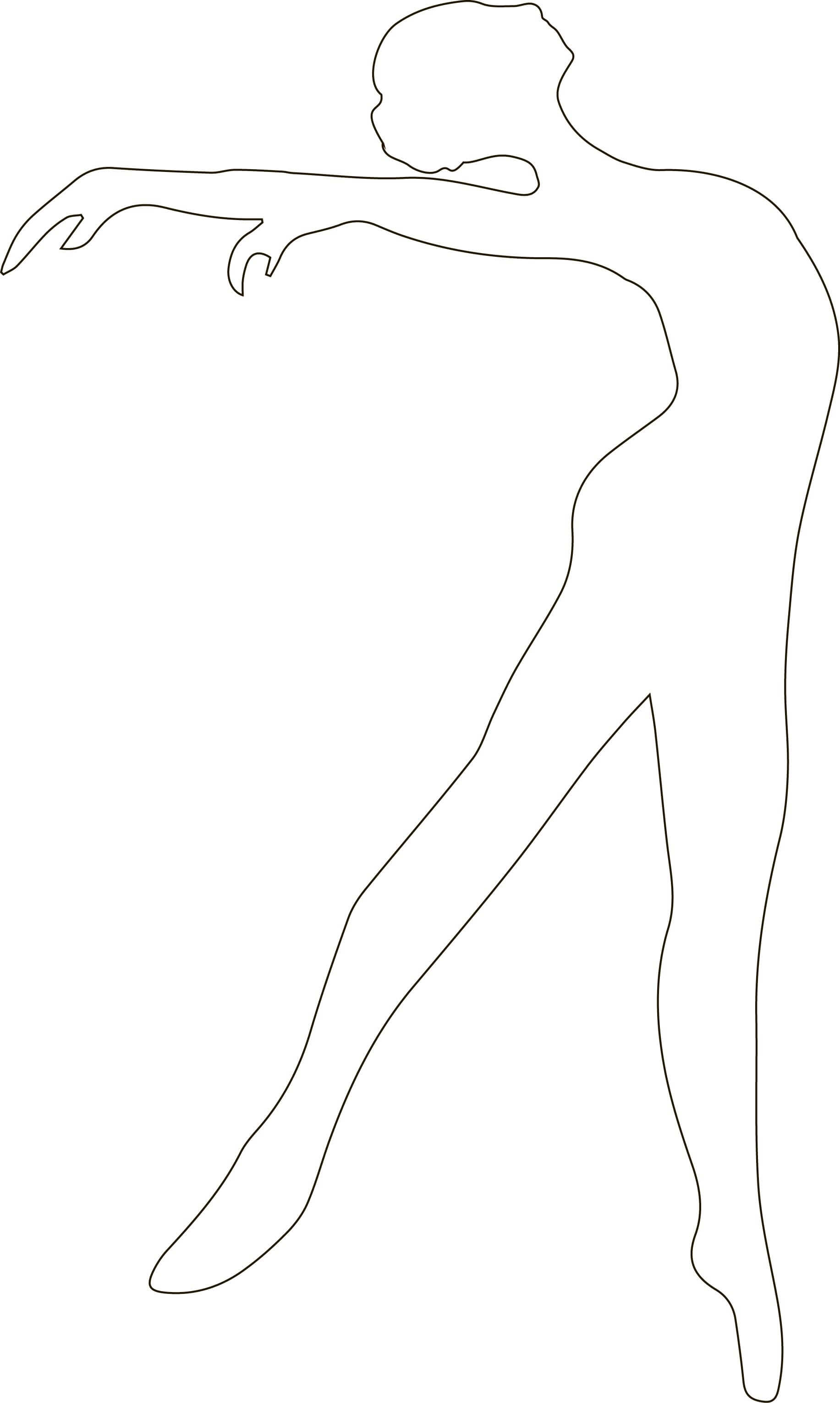 Контуры и шаблоны балерин для вырезания скачать бесплатно онлайн